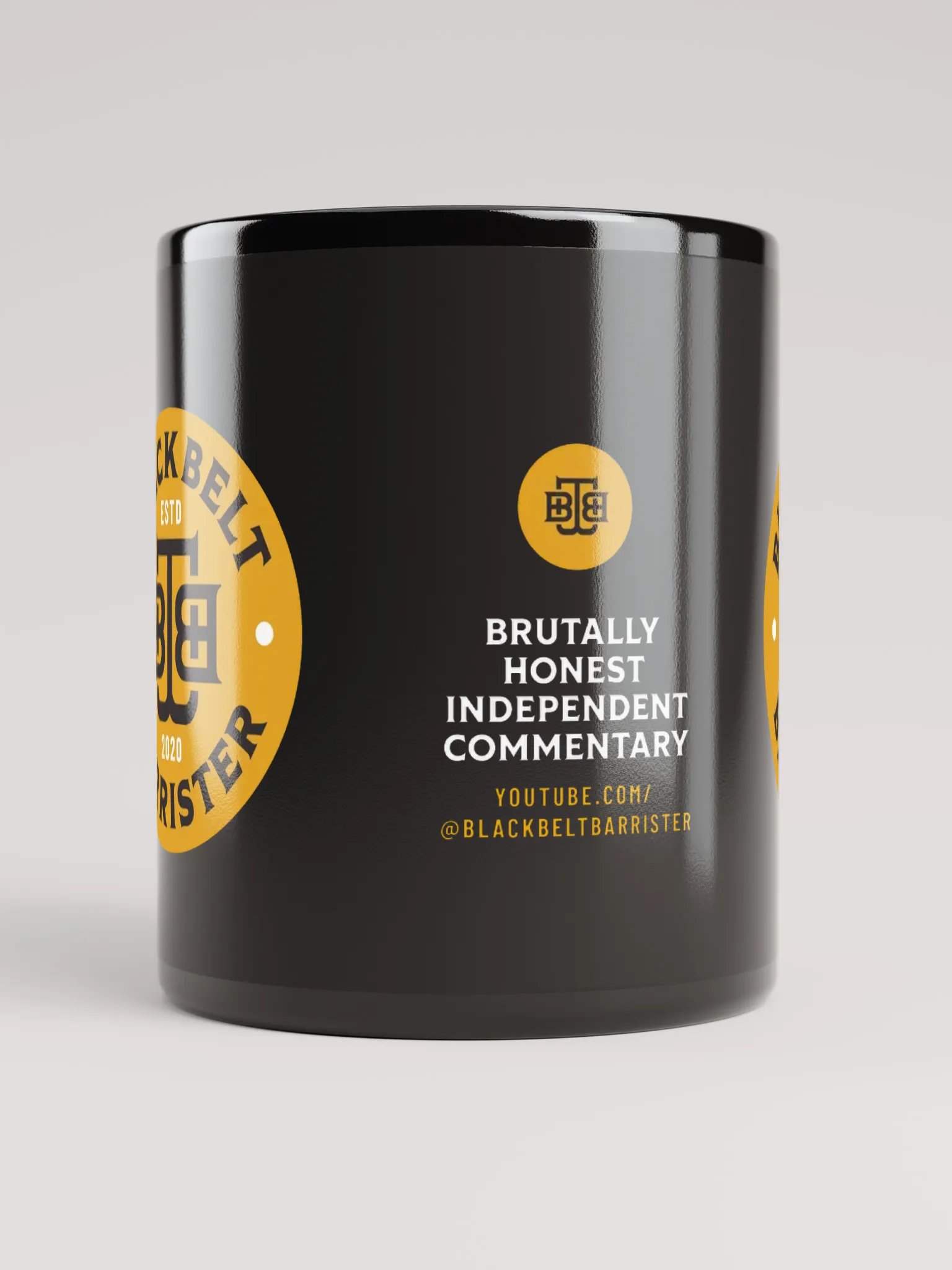 BBB Gold Roundel Black 11oz Mug product image (5)