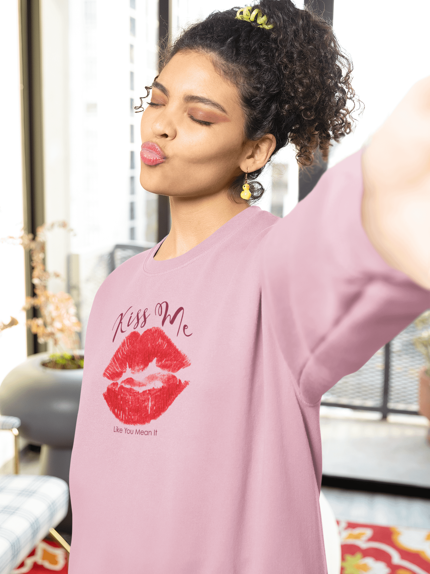 Kiss Me Like You Mean It Sweatshirt product image (45)