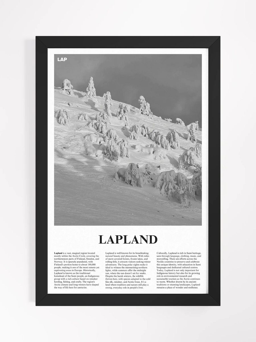 Lapland 02 Newspaper Poster | Framed product image (24)