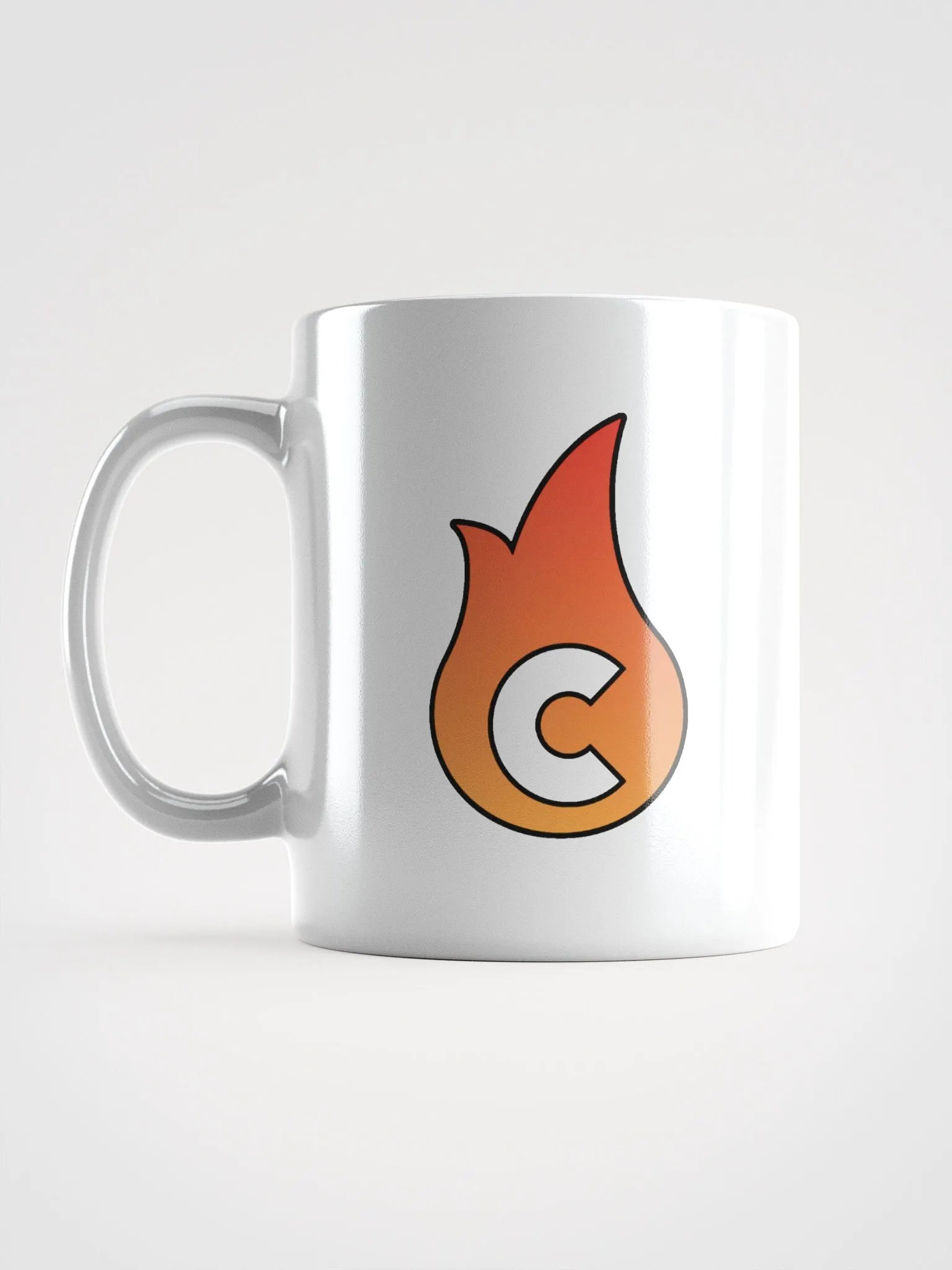Logo V1 White Glossy Mug product image (6)