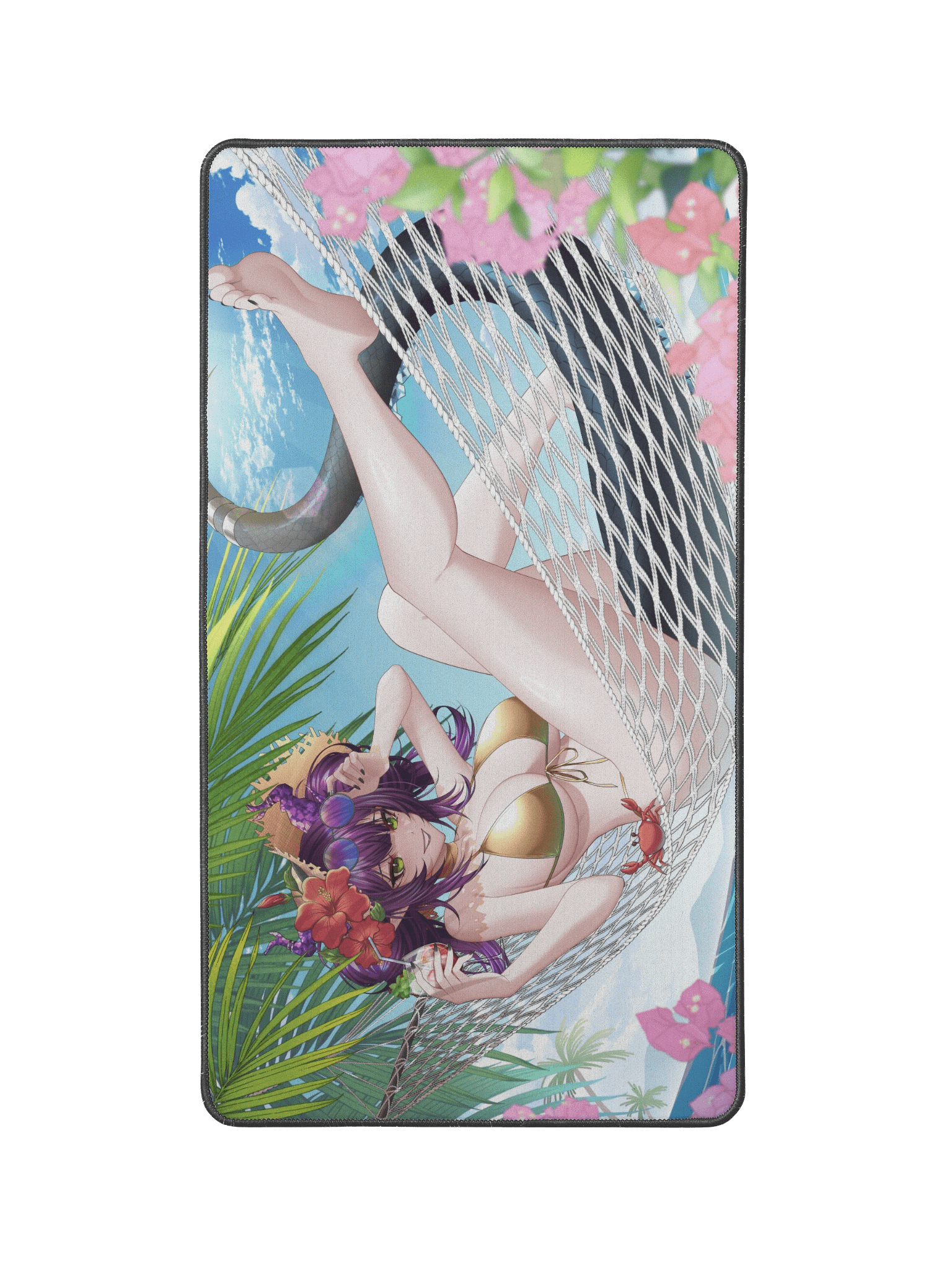 Serpentine Beach Vacation Desk Mat product image (1)