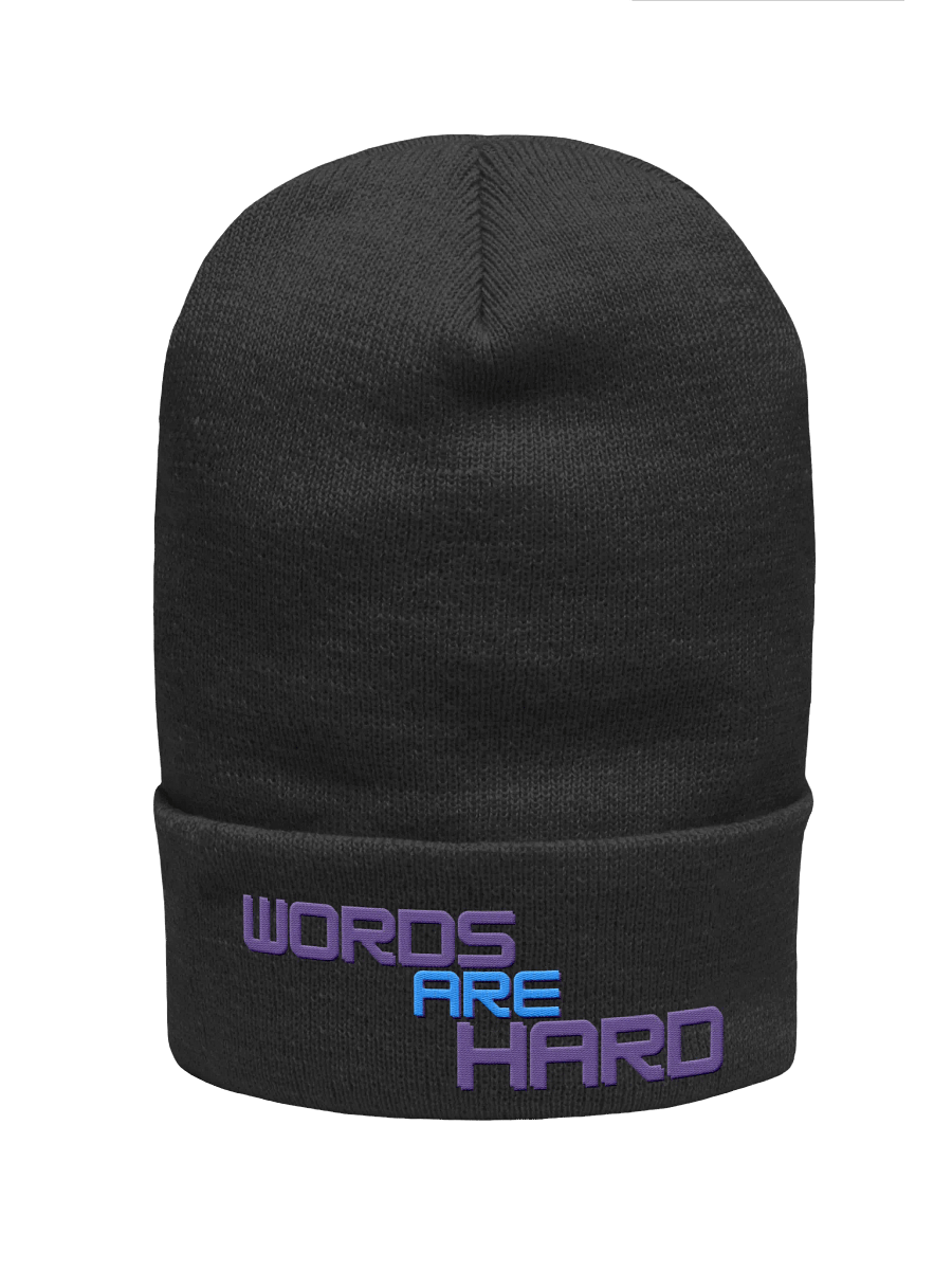Words Are Hard Beanie product image (5)