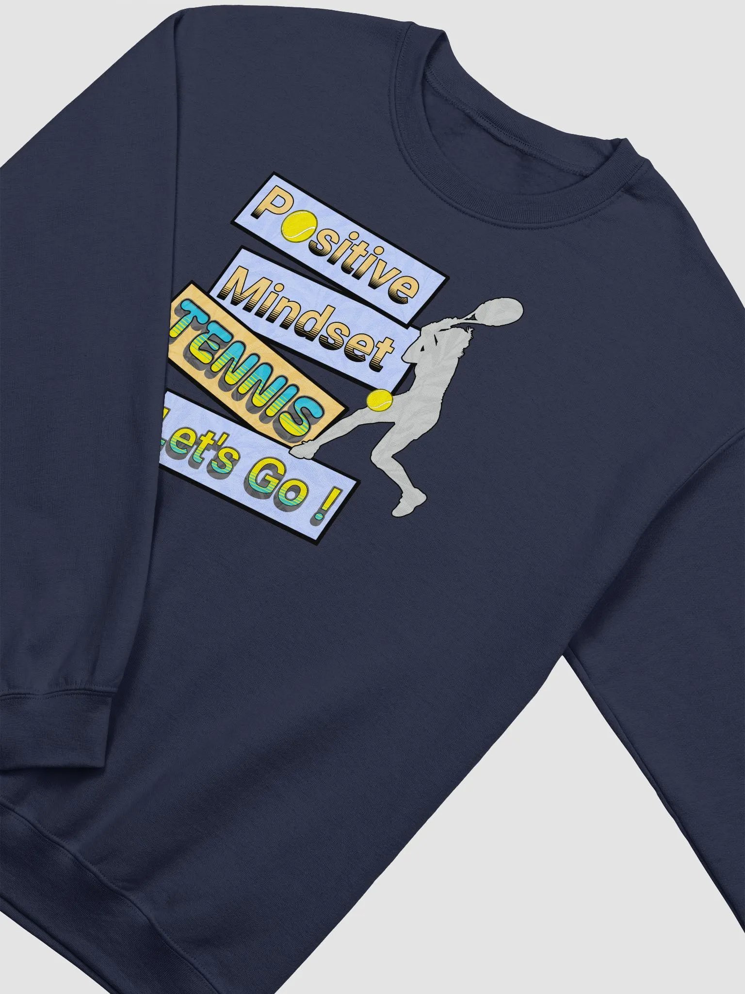 Positive Mindset Tennis Crewneck product image (14)