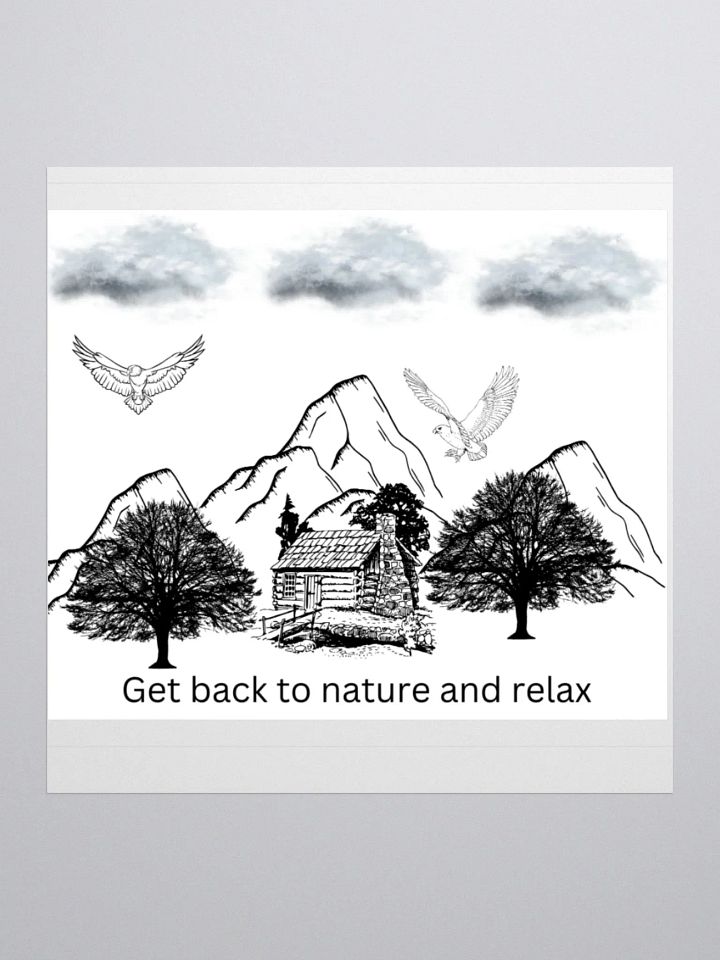Nature's Retreat Kiss Cut Stickers product image (1)