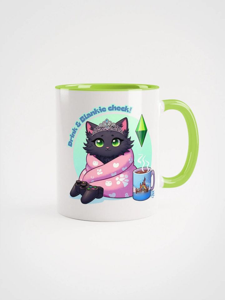 Drink & Blankie Check Mug - Cat Edition product image (1)