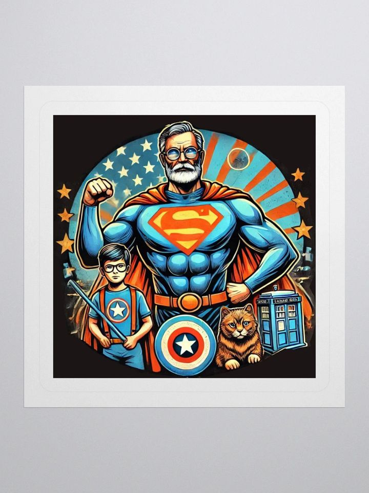 Superhero Family Kiss Cut Stickers Set product image (3)