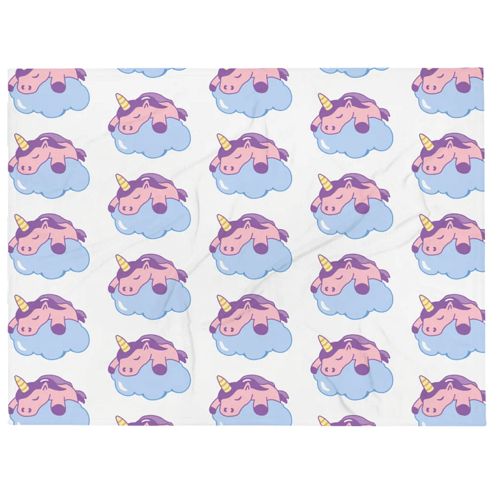 Dreamy Unicorn Cloud Throw Blanket product image (1)