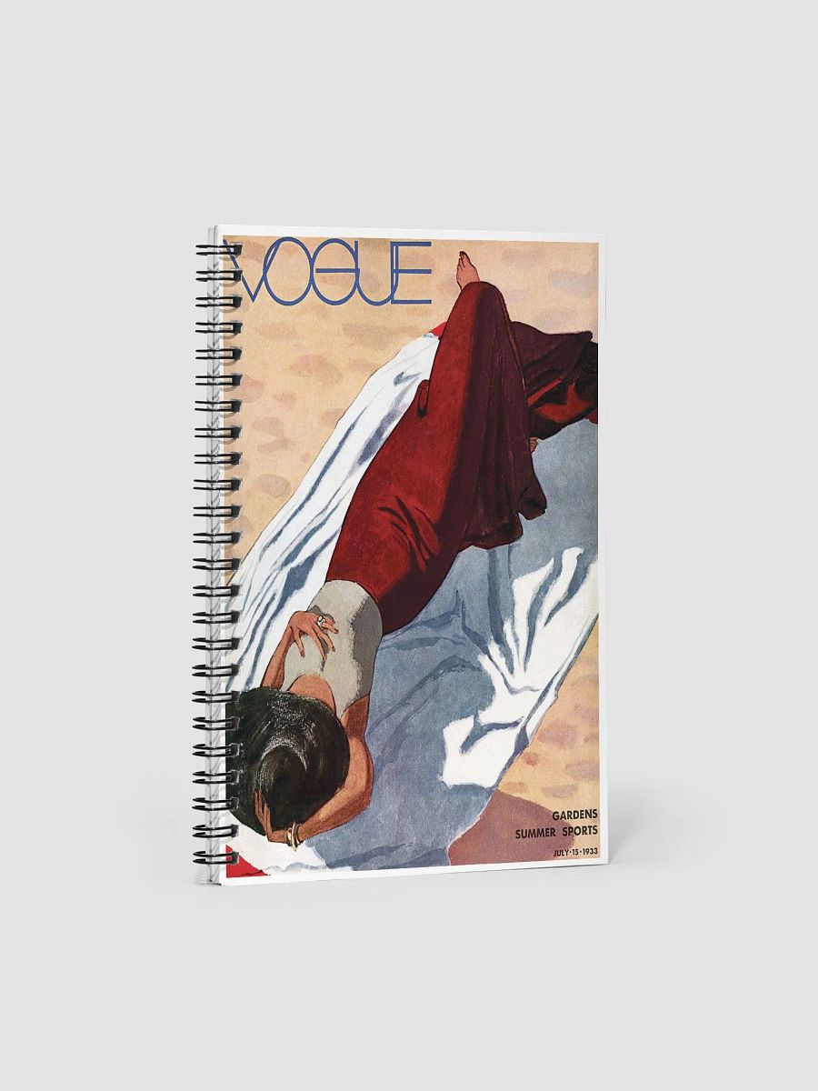 Vintage Vogue 1933 Spiral Notebook product image (1)