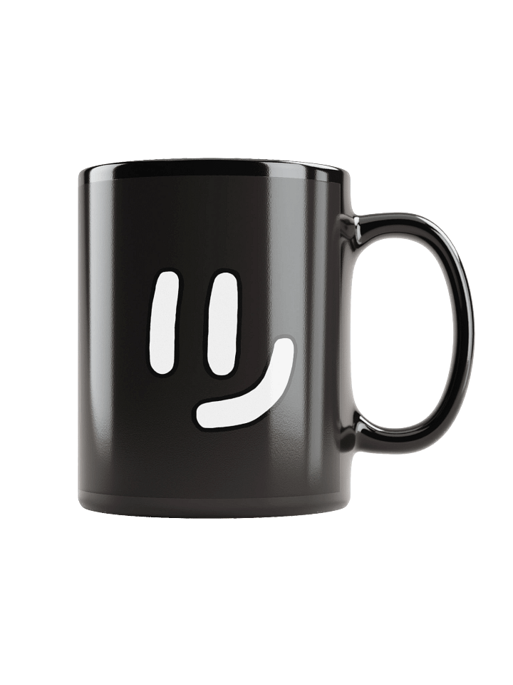 ツ Black Mug product image (2)