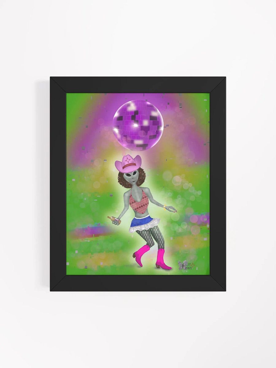Extraterrestrial Disco Diva Framed Poster product image (6)