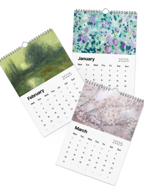 Nature's Magic - Traditional Art by Ruble | 2025 Calendar product image (2)