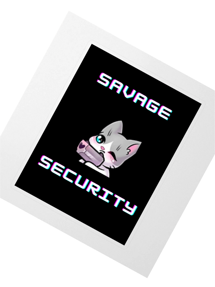OG Savage Security Pew Pew Sticker! product image (2)