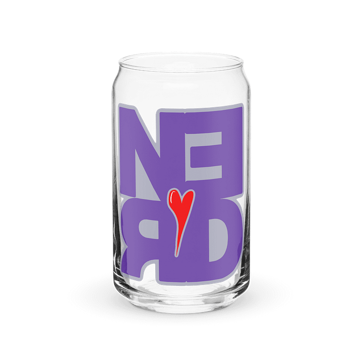 Nerd Heart Glass Mug (Streamer Edition) product image (2)