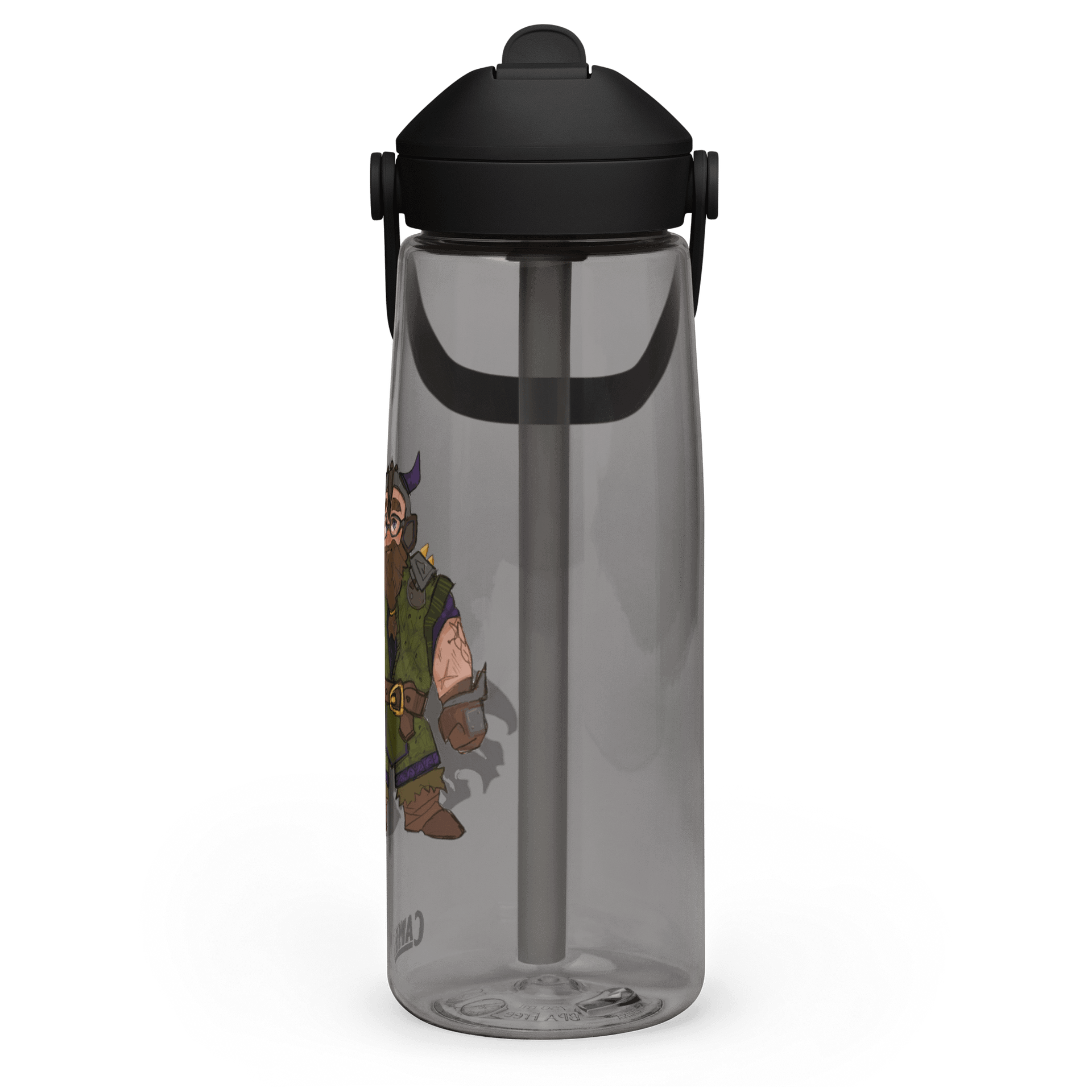 Zman the Dwarf Water Bottle w/ Straw product image (3)