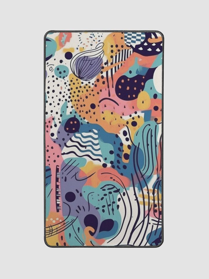 Whimsical Doodle Delight Desk Mat 12x22 product image (1)