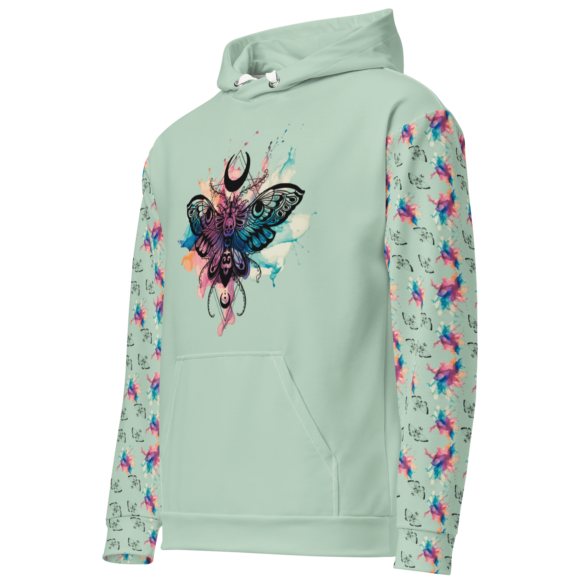 Mystical Skull Moth Hoodie product image (4)