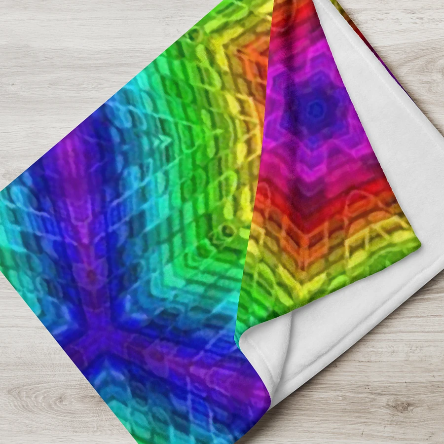 Colorful Hexagons Throw Blanket product image (17)
