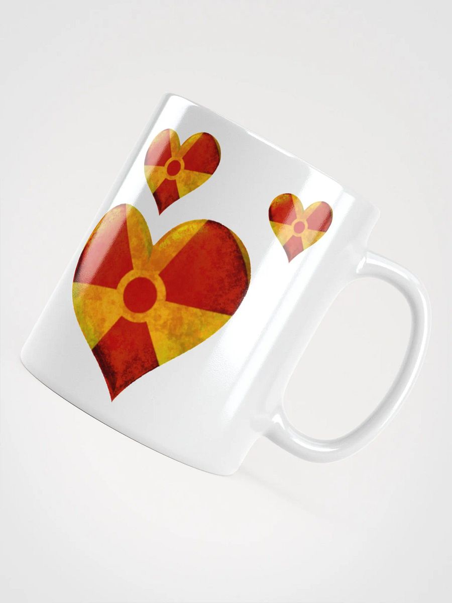50 Rad Hearts Mug - Red on White product image (4)
