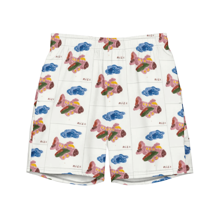 Kid Airplane (All-Over Print Swim Trunks) product image (3)