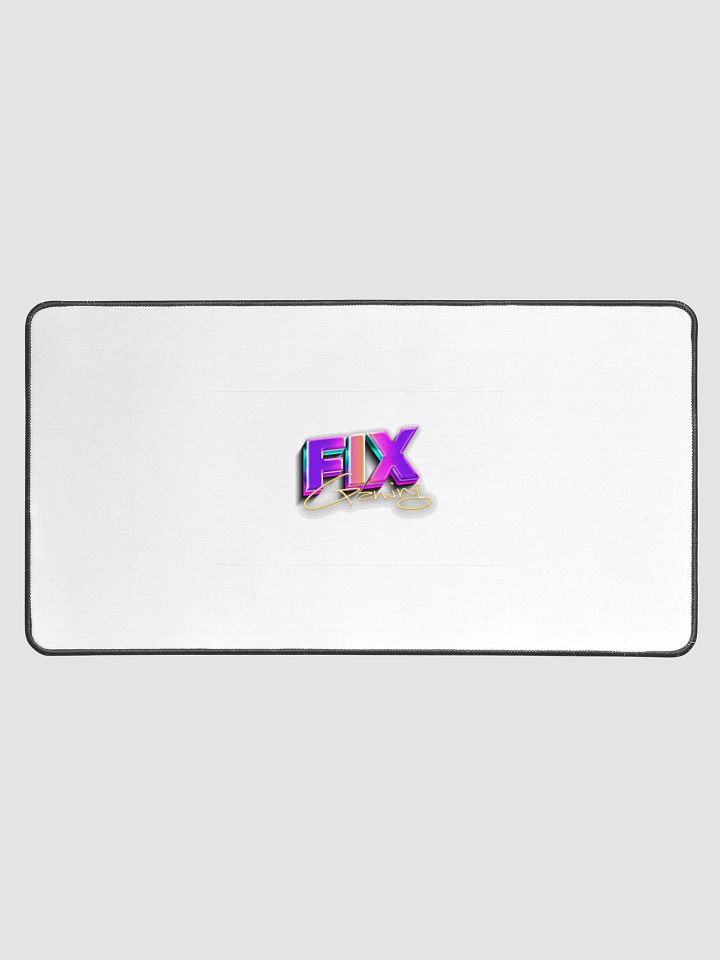 Neon Retro Fix Gaming Desk Mat product image (1)
