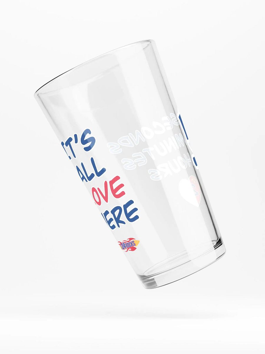 It's All Love Pint Glass product image (5)
