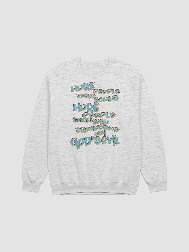 Hurt People - Blue Graffiti - Gildan Classic Crewneck Sweatshirt product image (2)