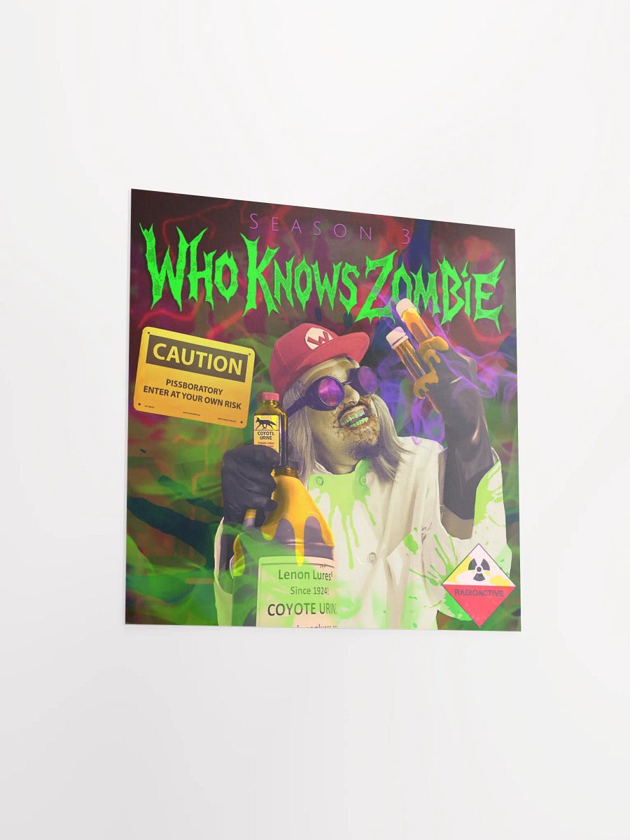 WhoKnowsZombie - The Scientist Poster product image (3)