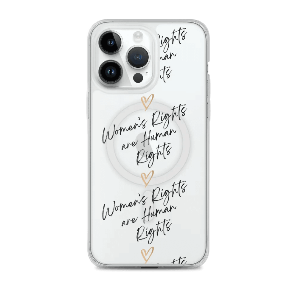 "Women's Rights are Human Rights" MagSafe® Clear iPhone® Case product image (2)