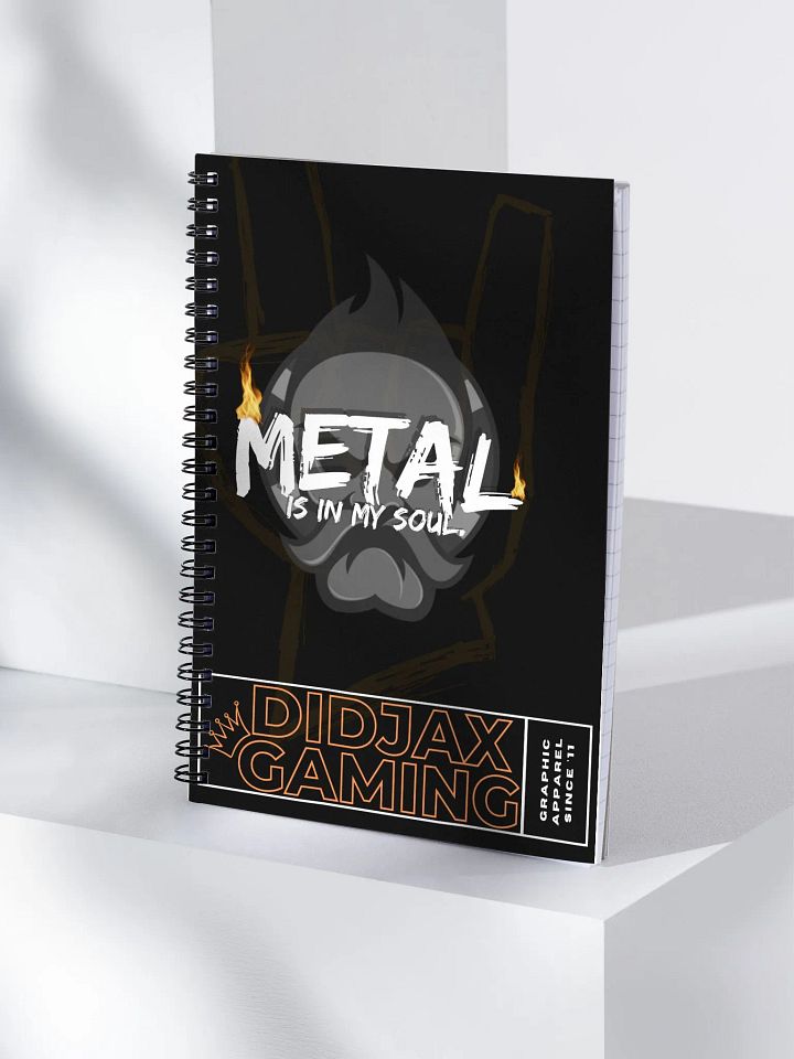 Didjax Metal Is My Soul Notebook product image (2)