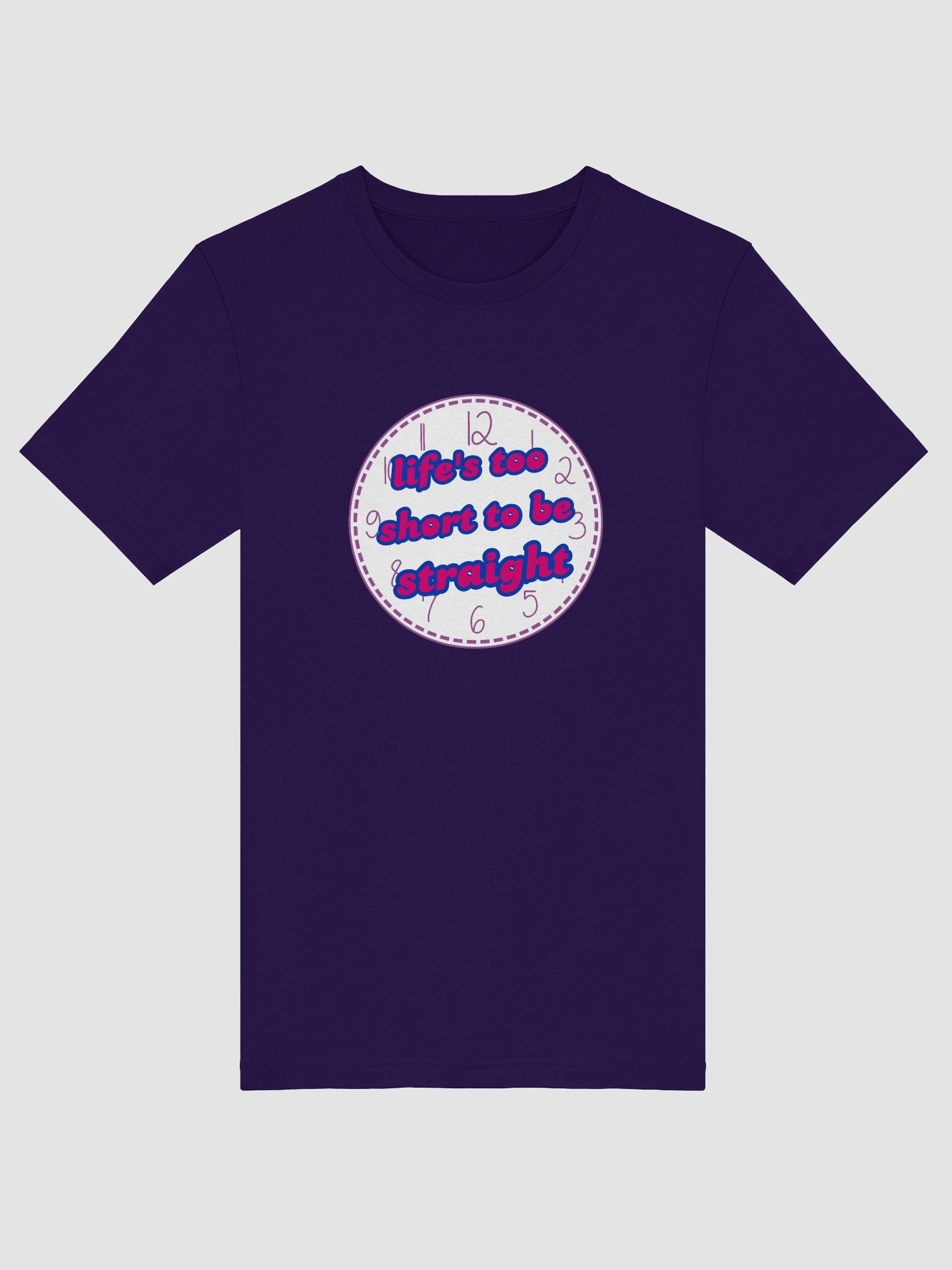 life's too short to be straight bisexual t-shirt product image (5)