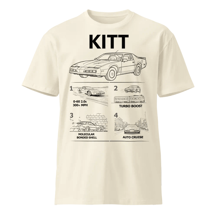 KITT Features T-Shirt (light colors) product image (1)