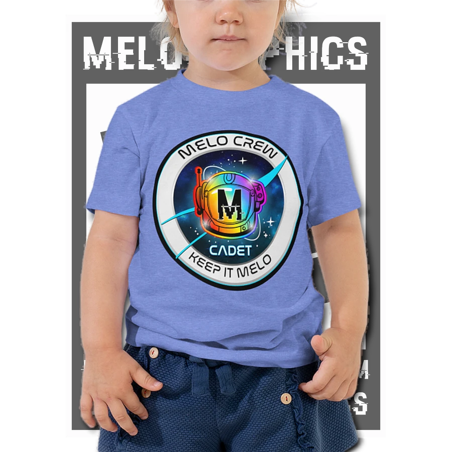 #MeloCrew Badge: Cadet - Basic Toddler T-Shirt | #MadeByMELO product image (1)
