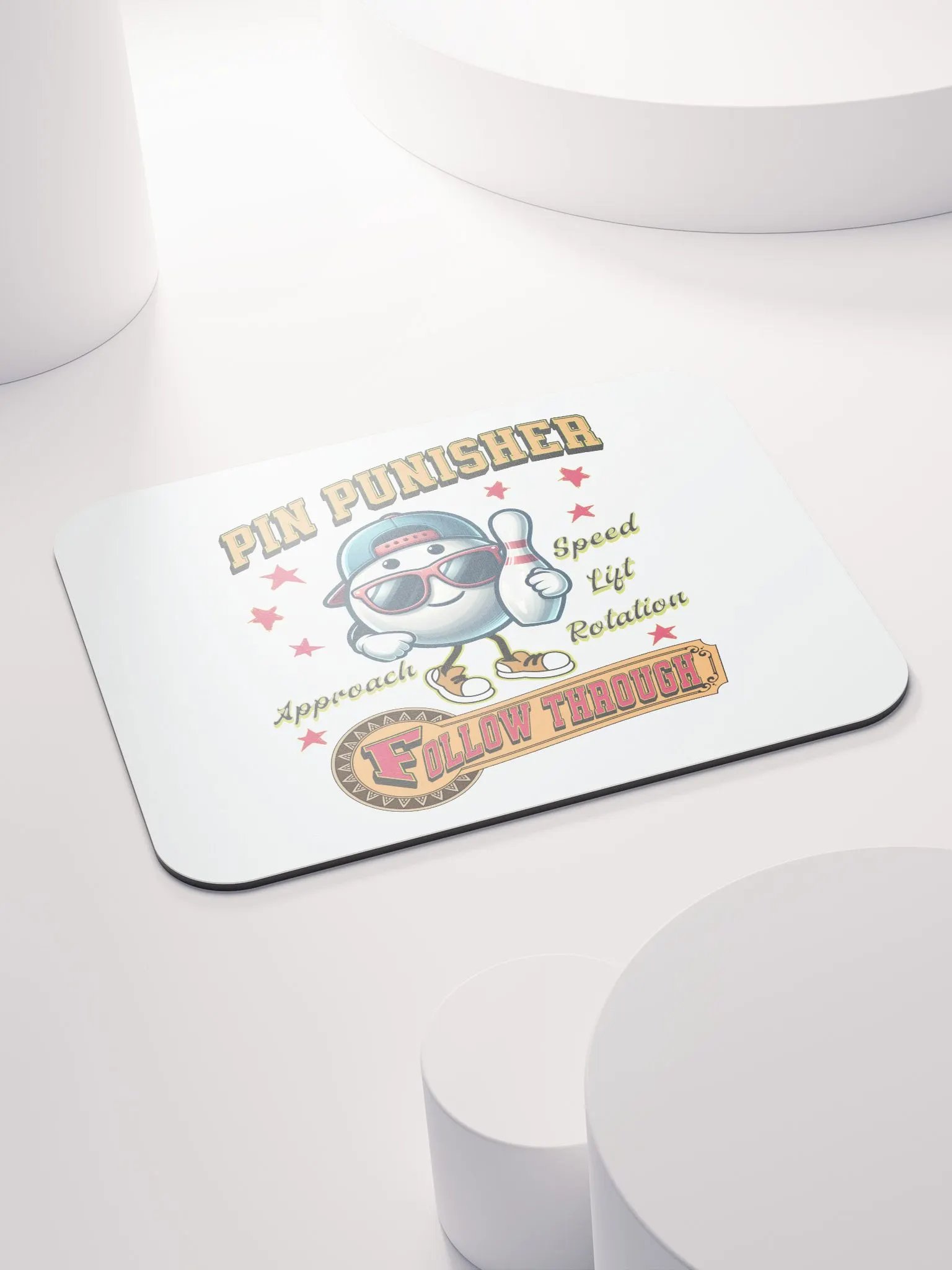 Pin Punisher Bowling Mouse Pad product image (4)