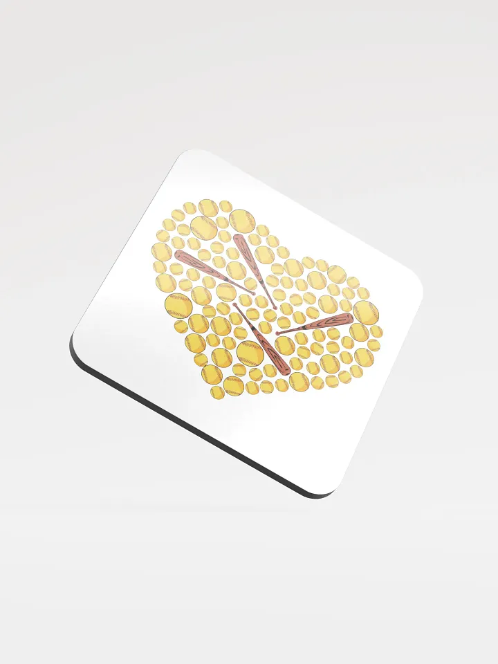 Pure Heart Softball Home Run Cork Coaster product image (2)