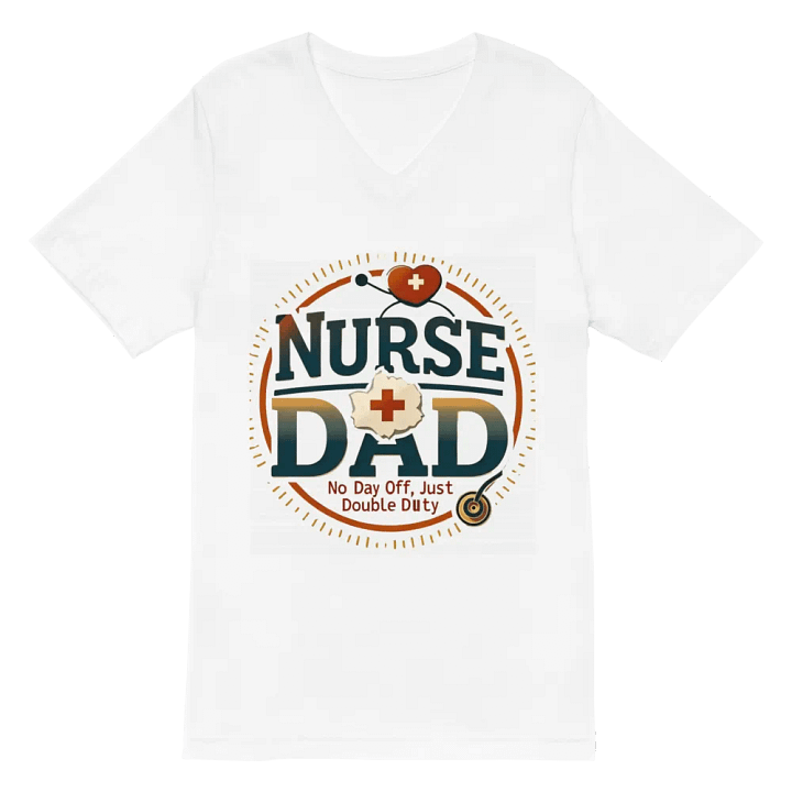 Nurse Dad Double Duty V-Neck Tee product image (2)
