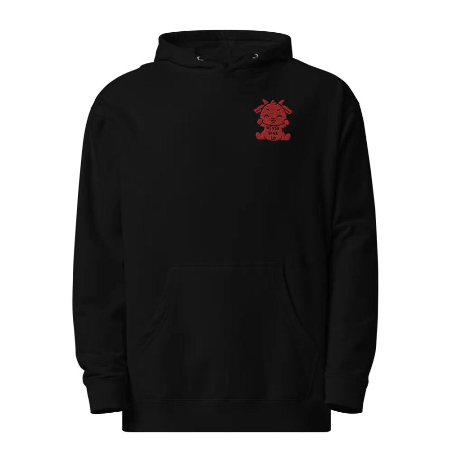 RED NEVER GIVE UP BOOGIE BATISTA Midweight Hoodie product image (2)