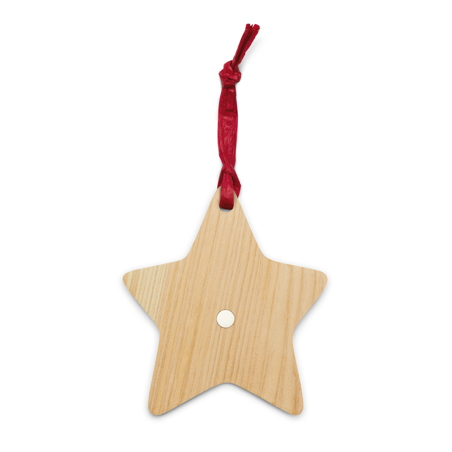 "Riding the Roller Coaster of Life" Wooden Star Ornament – Motivational Theme Park Gift product image (2)