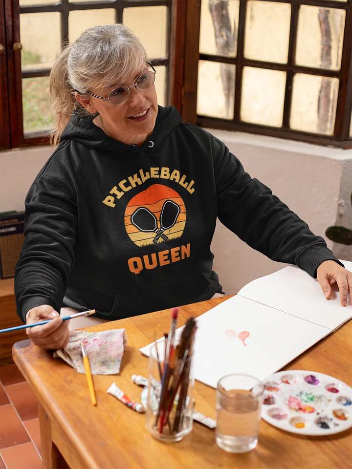 Pickleball Queen Illustrated Hoodie product image (1)