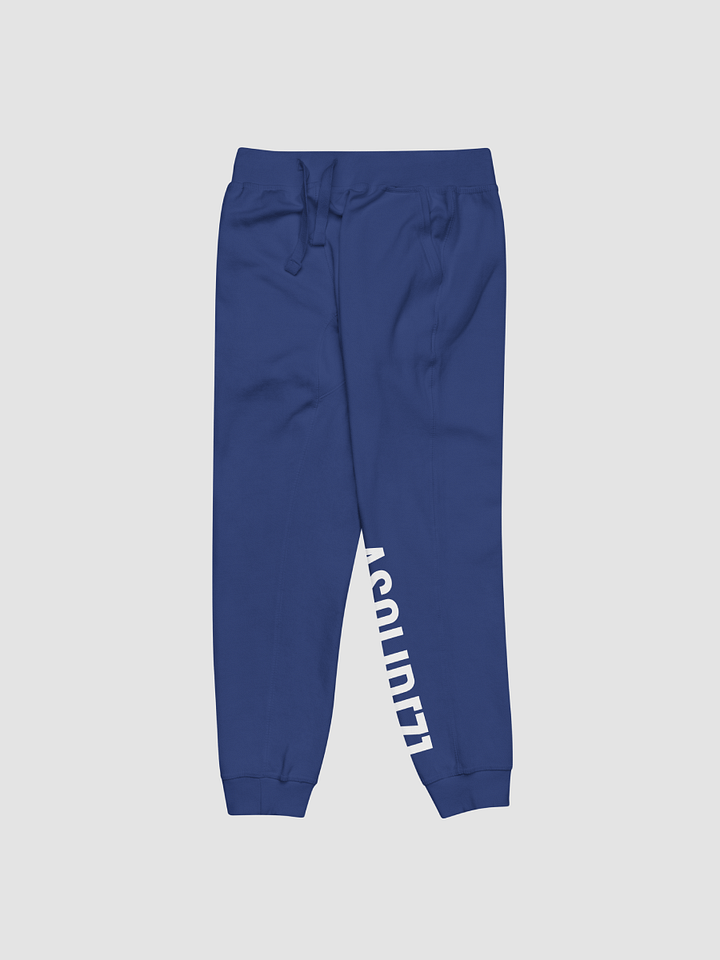 ASolid[7] Unisex Black Fleece Sweatpants product image (2)
