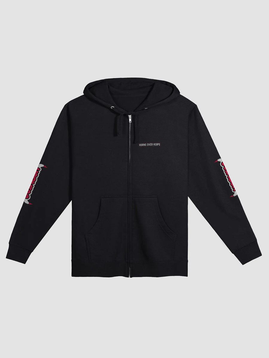Horns Over Hoops Zip-Up Hoodie product image (1)