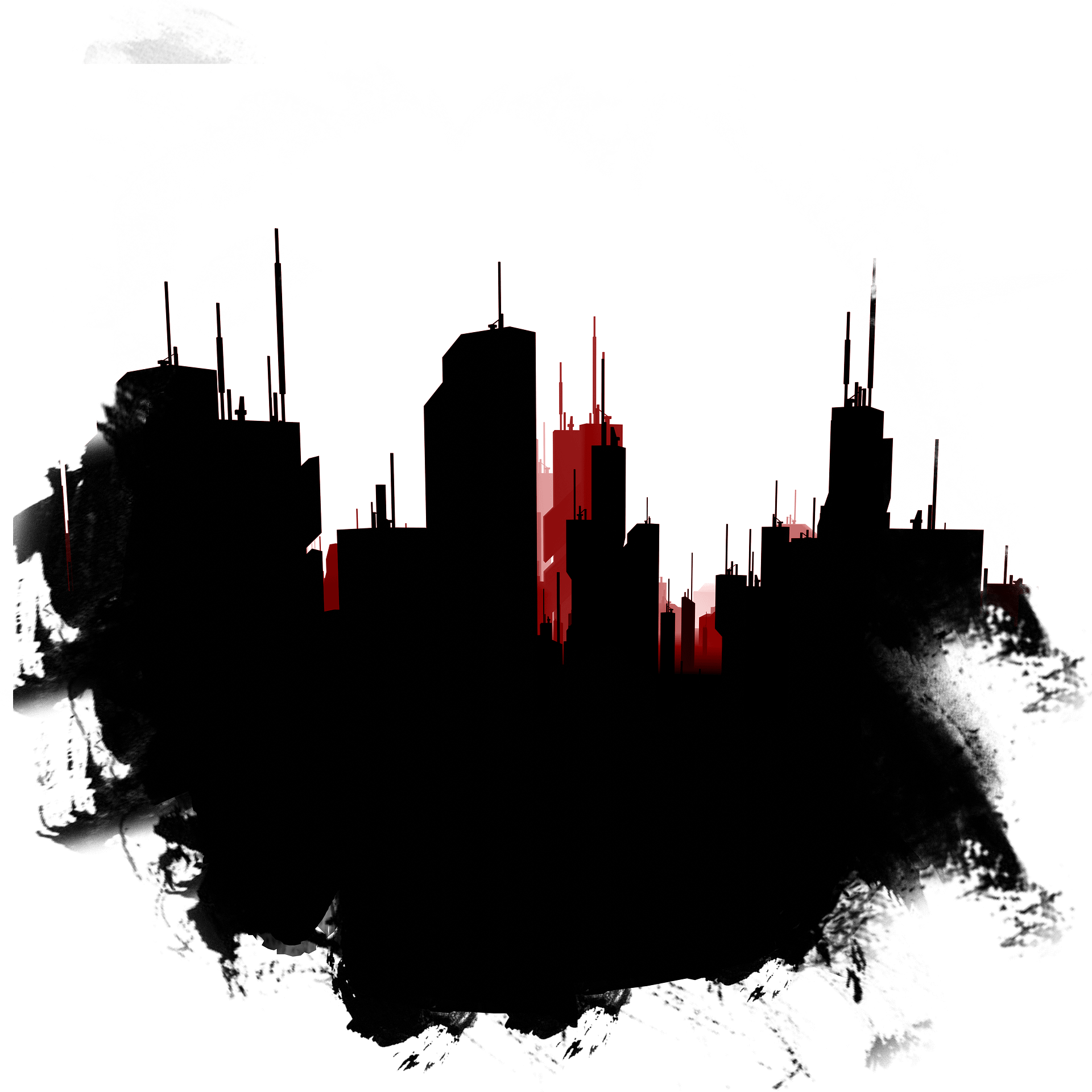 Hoodie: Red City product image (7)