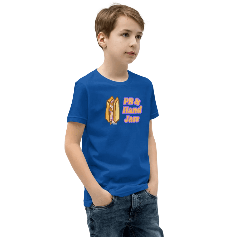 PB & Hand Jam - Youth Climbing T-Shirt product image (42)