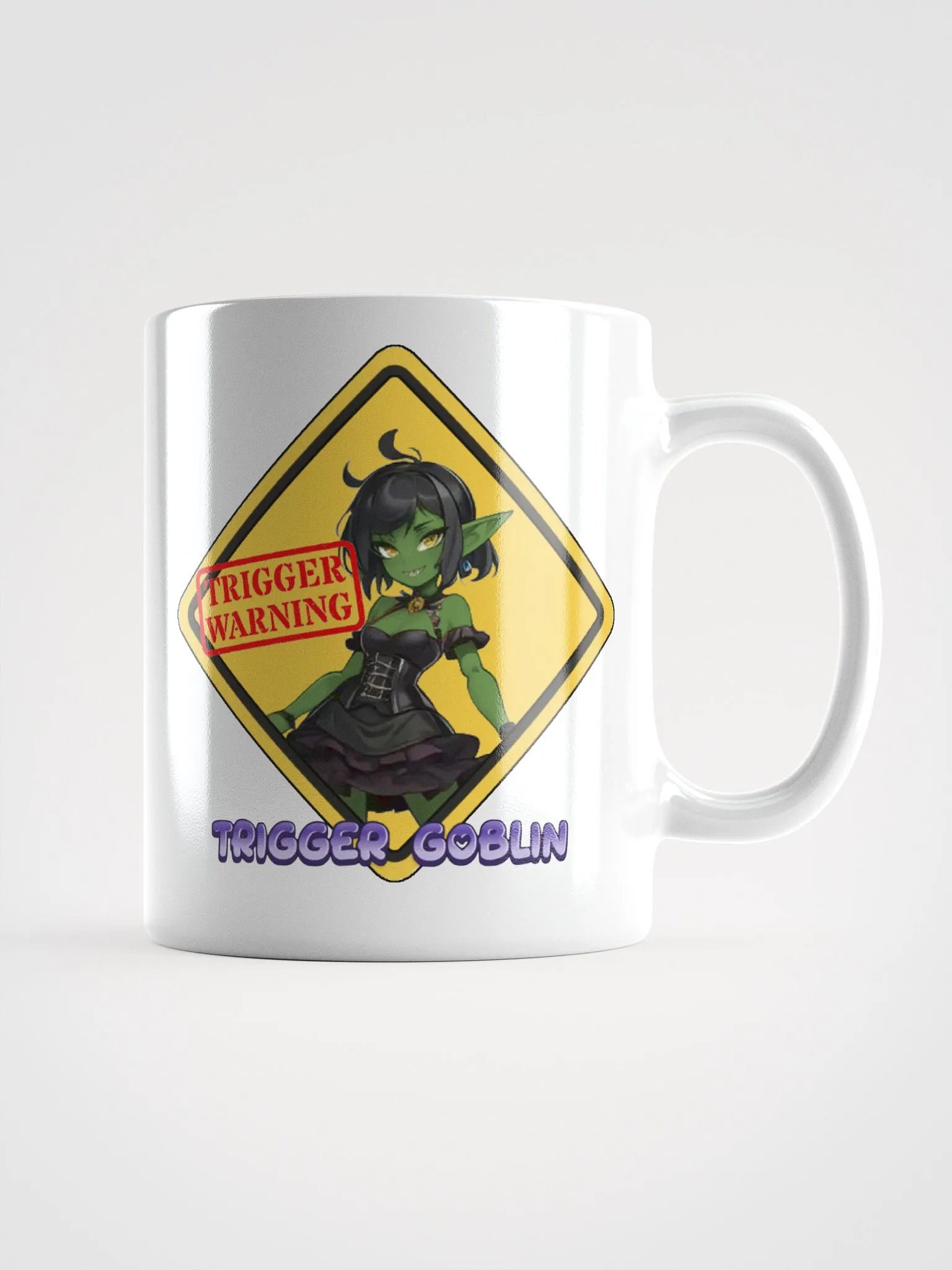 Trigger Goblin Warning Mug product image (1)