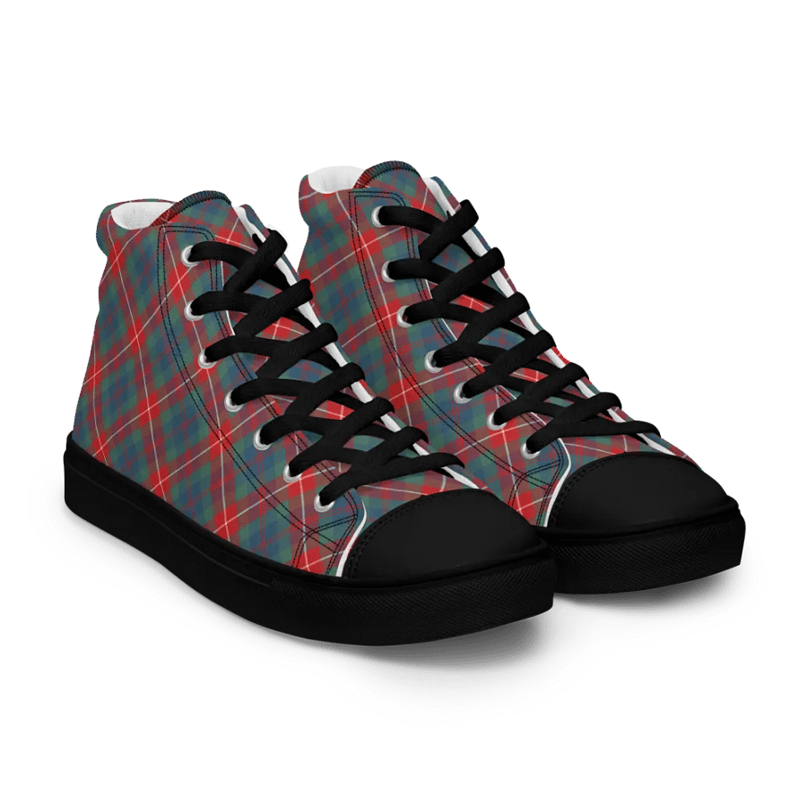Fraser Ancient Tartan Men's High Top Shoes product image (1)