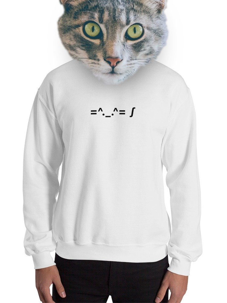 Kitty Emoticon Sweatshirt product image (1)