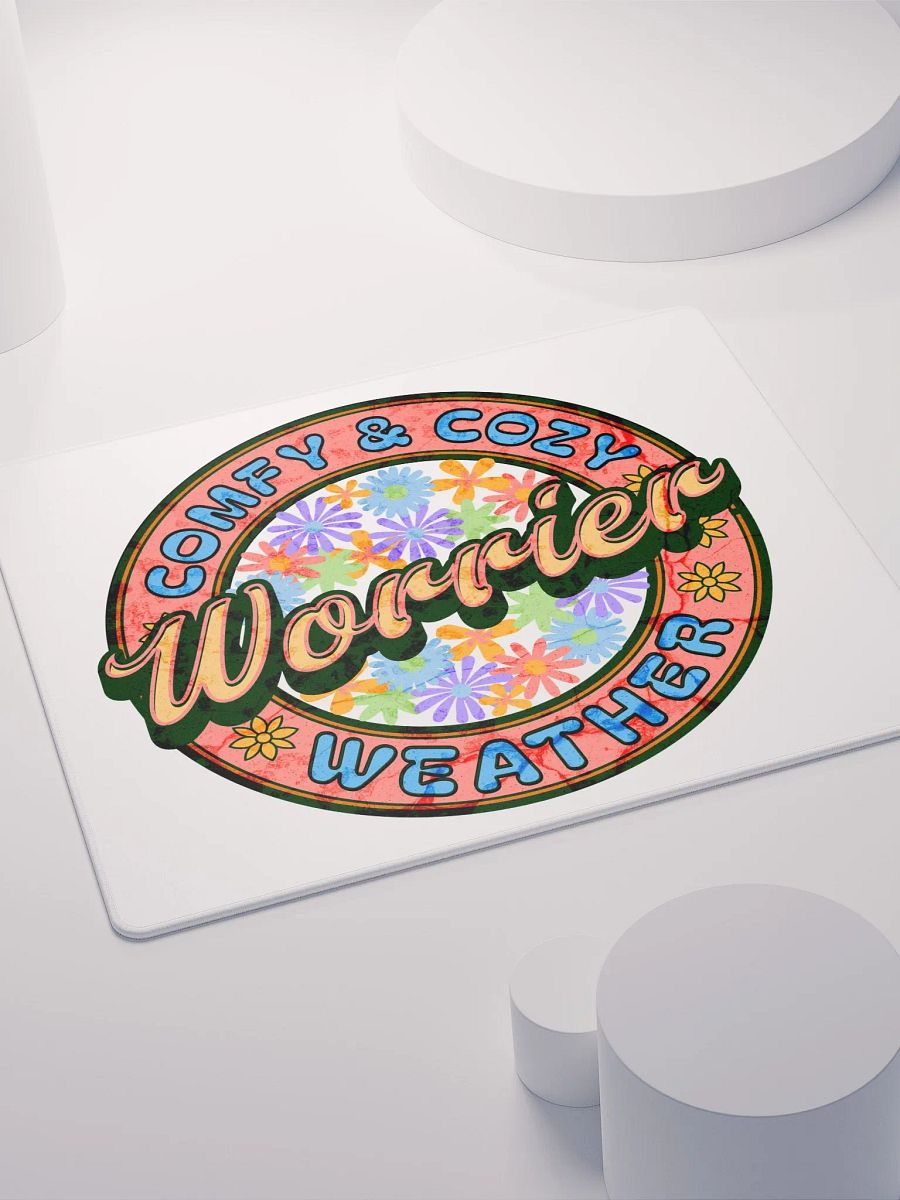 Worrier Comfy And Cozy Weather Floral Gaming Mouse Pad product image (4)