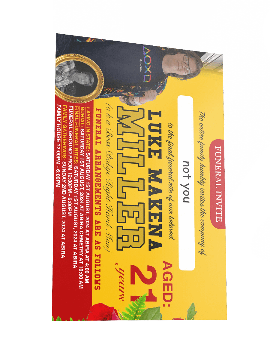 Luke's Memorial Poster product image (2)