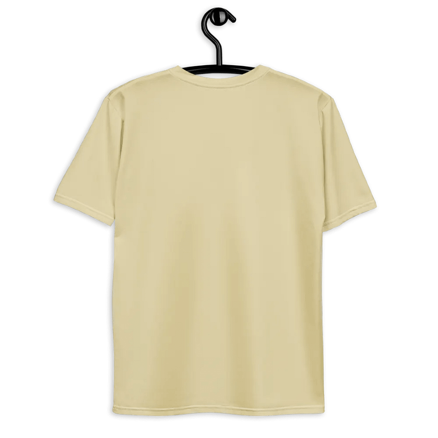 Plain Light Yellow Soft Summer Men's Crewneck Polyester Heavyweight Premium T-Shirt by Treasure Pie product image (9)