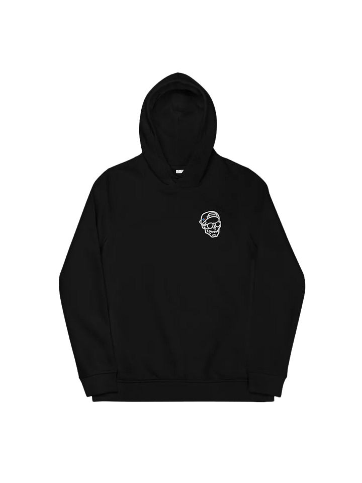 Embroidered Skull - Fitted Eco Hoodie product image (1)