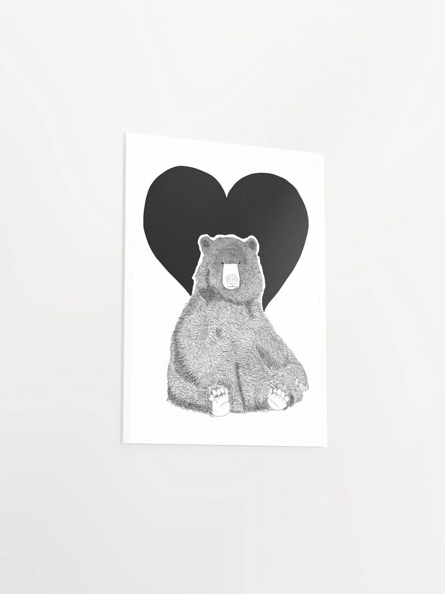 Valentine's Bear Art Print product image (33)
